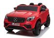 Elektromobilis bērniem Mercedes GLC 63S, sarkans lakots цена и информация | Bērnu elektroauto | 220.lv