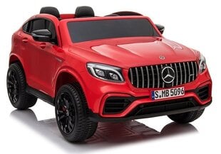 Elektromobilis bērniem Mercedes GLC 63S, sarkans lakots cena un informācija | Bērnu elektroauto | 220.lv