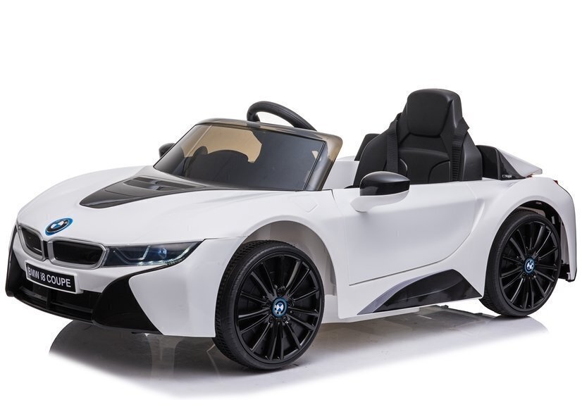 Elektromobilis bērniem BMW I8 JE1001, balts цена и информация | Bērnu elektroauto | 220.lv