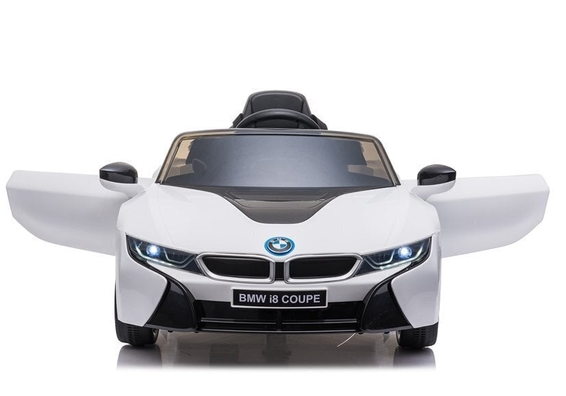 Elektromobilis bērniem BMW I8 JE1001, balts цена и информация | Bērnu elektroauto | 220.lv