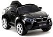 Elektromobilis bērniem BMW X6, melns cena un informācija | Elektromobīļi bērniem | 220.lv