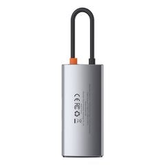 Baseus Metal Gleam HUB 4in1 Daudzfunkcionāls centrmezgls цена и информация | Адаптеры и USB разветвители | 220.lv