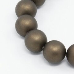 SHELL pērļu krelles 8 mm, 10 gab. cena un informācija | Rotu veidošana, pērļošana | 220.lv