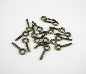 Kulona turētājs 10x4 mm, 10 gab. cena un informācija | Rotu veidošana, pērļošana | 220.lv