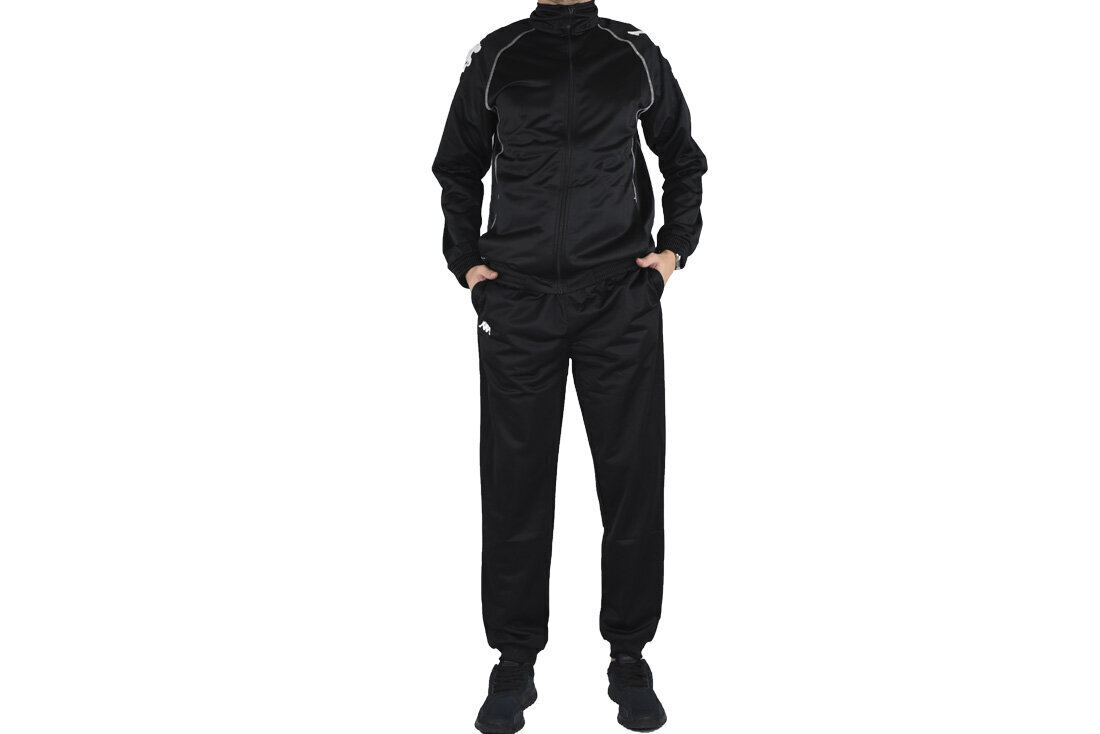 Sporta tērps vīriešiem Kappa Ephraim Training Suit 702759-19-4006, melns cena un informācija | Sporta apģērbs vīriešiem | 220.lv