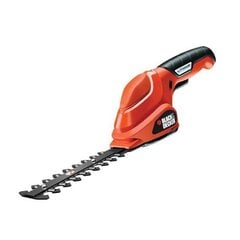 Аккумуляторные ножницы для резки живой изгороди Black&Decker GSL 300 цена и информация | Black&Decker Товары для сада | 220.lv