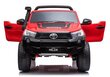 Elektromobilis bērniem Toyota Hilux, sarkans lakots cena un informācija | Bērnu elektroauto | 220.lv