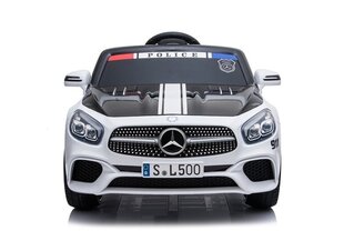 Elektromobilis bērniem Mercedes SL500 Police, balts цена и информация | Электромобили для детей | 220.lv