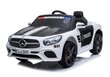 Elektromobilis bērniem Mercedes SL500 Police, balts цена и информация | Bērnu elektroauto | 220.lv