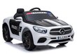 Elektromobilis bērniem Mercedes SL500 Police, balts цена и информация | Bērnu elektroauto | 220.lv