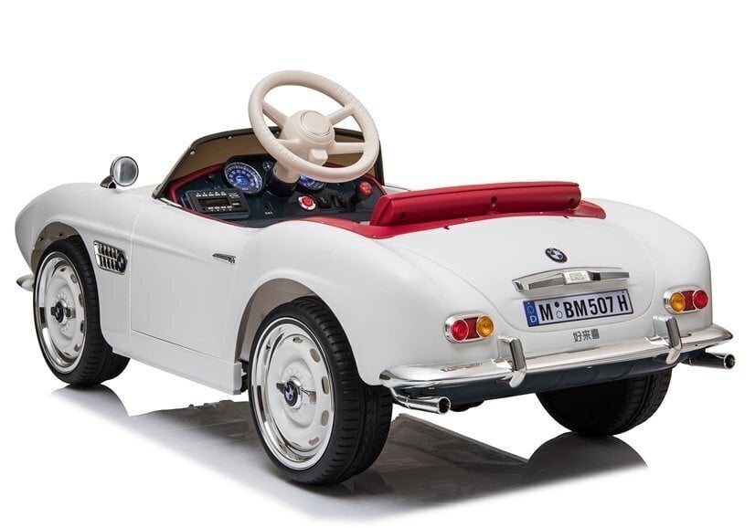 Elektromobilis bērniem BMW Retro, balts cena un informācija | Bērnu elektroauto | 220.lv