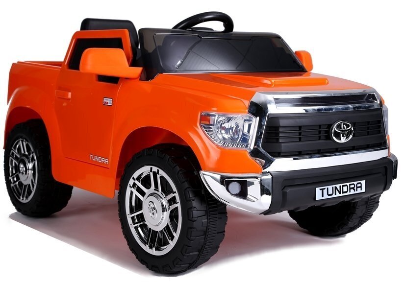 Elektromobilis bērniem Toyota Tundra, oranžs cena un informācija | Bērnu elektroauto | 220.lv