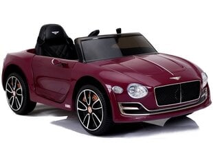 Электромобиль для детей Bentley, бордовый лакированный цена и информация | Электромобили для детей | 220.lv