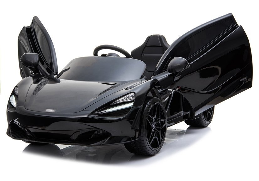 Elektromobilis bērniem McLaren 720S, melns цена и информация | Bērnu elektroauto | 220.lv