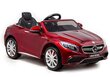 Elektromobilis bērniem Mercedes S63, sarkans lakots цена и информация | Bērnu elektroauto | 220.lv