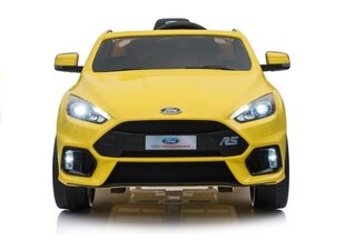 Elektromobilis bērniem Ford Focus RS, dzeltens cena un informācija | Bērnu elektroauto | 220.lv