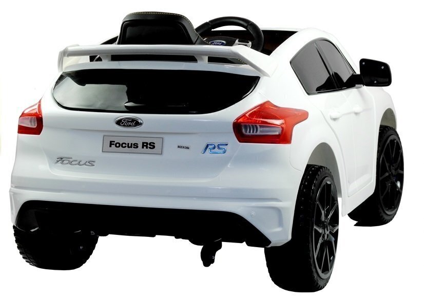 Elektromobilis bērniem Ford Focus RS, balts cena un informācija | Bērnu elektroauto | 220.lv