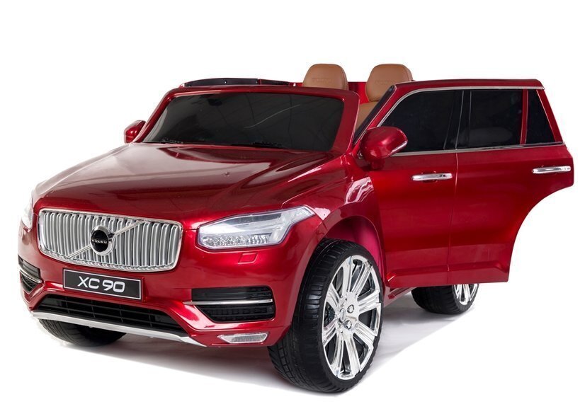 Elektromobilis bērniem VOLVO XC90, sarkans lakots cena un informācija | Bērnu elektroauto | 220.lv