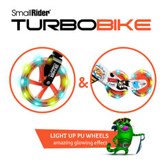 Беговел Small Rider Turbo Bike 2в1, Светящиеся модульные колеса, Регулировка по высоте, Оранжевый цена и информация | Балансировочные велосипеды | 220.lv