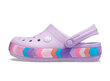 Čības bērniem Crocs™ Crocband Chevron Beaded Clog, violetinės cena un informācija | Bērnu čības, maiņas apavi | 220.lv