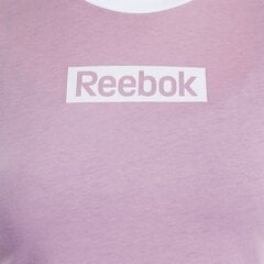 Sieviešu T-krekls Reebok Training Essentials Linear Logo Tee W FJ2722, rozā cena un informācija | Sporta apģērbs sievietēm | 220.lv