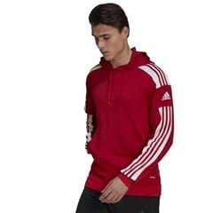 Sporta džemperis vīriešiem Adidas Squadra 21 Hoody M GP6435, sarkans cena un informācija | Sporta apģērbs vīriešiem | 220.lv
