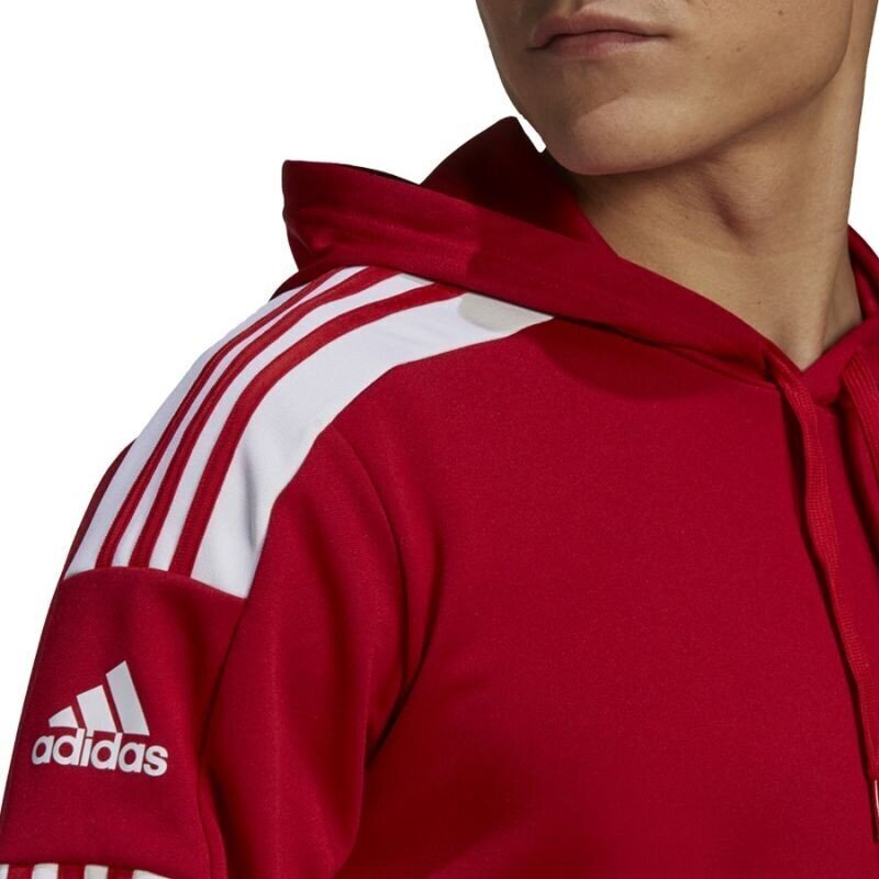 Sporta džemperis vīriešiem Adidas Squadra 21 Hoody M GP6435, sarkans cena un informācija | Sporta apģērbs vīriešiem | 220.lv