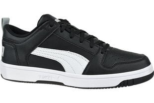 Sporta apavi vīriešiem Puma Rebound LayUp SL 369866-02, melni цена и информация | Кроссовки для мужчин | 220.lv