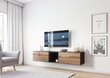 TV galdiņš Cama Meble Roco 10, pelēkas/ozola krāsas cena un informācija | TV galdiņi | 220.lv