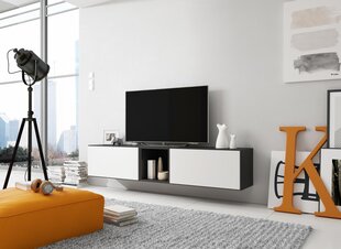 TV galdiņš Cama Meble Roco 10, melns/balts цена и информация | Тумбы под телевизор | 220.lv