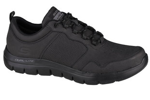 Спортивная обувь для мужчин Skechers Flex Advantage 2.0-What A Thrill 999298-BBK, черная цена и информация | Кроссовки для мужчин | 220.lv