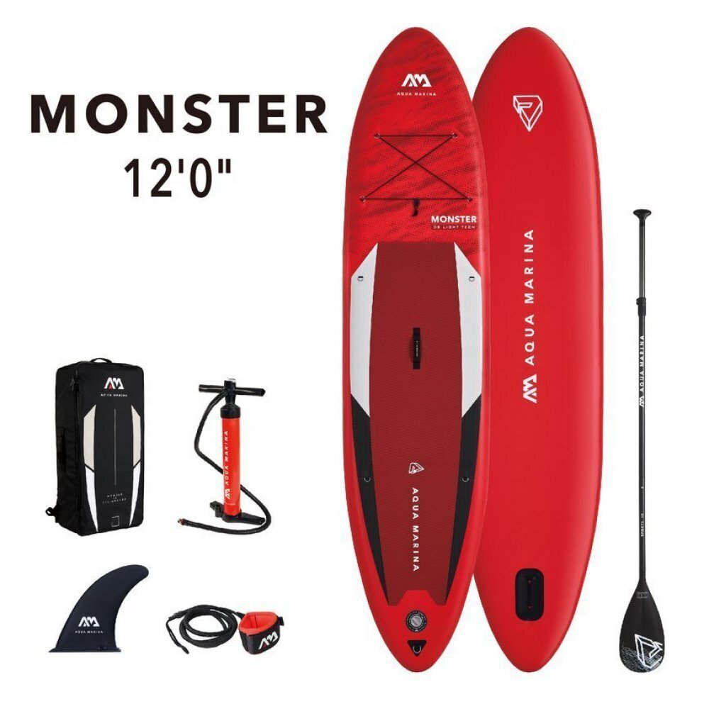 Piepūšams SUP dēlis Aqua Marina Monster 366cm цена и информация | SUP dēļi, sērfa dēļi un piederumi | 220.lv