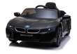 Elektromobilis bērniem BMW I8 JE1001, melns cena un informācija | Bērnu elektroauto | 220.lv