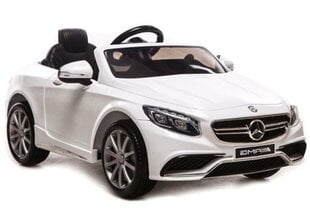 Elektromobilis bērniem Mercedes S63 AMG, balts цена и информация | Электромобили для детей | 220.lv