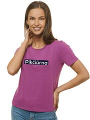 Sieviešu T-krekls "Pikčiūrna" JS/SD211-43299, violets cena un informācija | T-krekli sievietēm | 220.lv