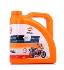 REPSOL MOTO SINTETICO 4T 10W40 4L cena un informācija | Moto eļļas | 220.lv