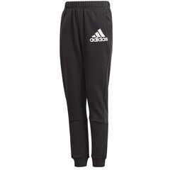 Adidas Bikses B Bos Pant Black GJ6625/164 cena un informācija | Bikses zēniem | 220.lv