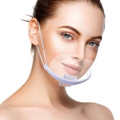 Омега маска для лица, прозрачное безопасное стекло, защита от пыли и бактерий цена и информация | Защита головы | 220.lv
