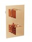 Slēpts dušas komplekts ar termostatu Mexen Cube 6in1, 30x30 cm, Rose Gold цена и информация | Dušas komplekti un paneļi | 220.lv