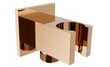 Slēpts dušas komplekts ar termostatu Mexen Cube 6in1, 30x30 cm, Rose Gold cena un informācija | Dušas komplekti un paneļi | 220.lv