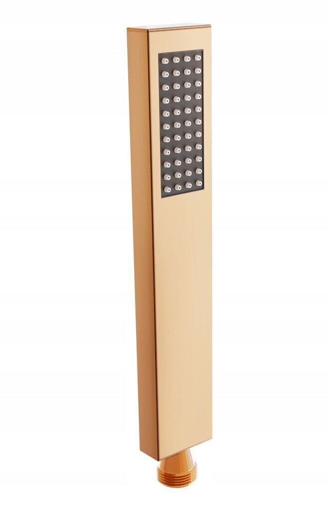 Slēpts dušas un vannas komplekts ar termostatu Mexen Cube 7in1, 30x30 cm, Rose Gold цена и информация | Dušas komplekti un paneļi | 220.lv