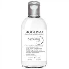 Осветляющая мицеллярная жидкость для снятия макияжа Bioderma Pigmentbio H20, 250 мл цена и информация | Средства для очищения лица | 220.lv