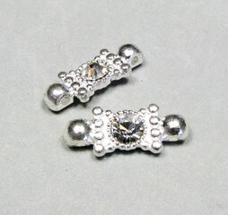 Starplika, 19x8 mm, 1 gab. cena un informācija | Rotu veidošana, pērļošana | 220.lv