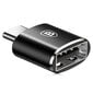 Baseus USB to USB Type-C Adapter 2.4A (Black) cena un informācija | Adapteri un USB centrmezgli | 220.lv