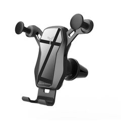 Telefona turētājs Wozinsky Horizontal / Vertical Gravity Car Mount, piemērots Air Outlet, melns (Wch-04) цена и информация | Держатели для телефонов | 220.lv