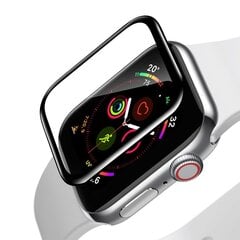 Baseus Защитная пленка 0.2mm на полный экран для Apple Watch 4 44mm с Черной рамочкой цена и информация | Аксессуары для смарт-часов и браслетов | 220.lv