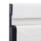 vidaXL gultas rāmis ar LED, balta mākslīgā āda, 140x200 cm cena un informācija | Gultas | 220.lv