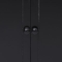 Шкаф боковой, 60x30x75 см, черный цвет цена и информация | Шкафчики в гостиную | 220.lv