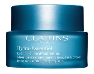 Крем для лица для очень сухой кожи Clarins Hydra-Essentiel, 50 мл цена и информация | Кремы для лица | 220.lv