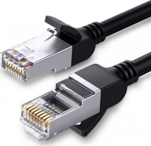 Tīkla kabelis Ugreen NW101 RJ45, 6. kat., 10 m, melns cena un informācija | Kabeļi un vadi | 220.lv